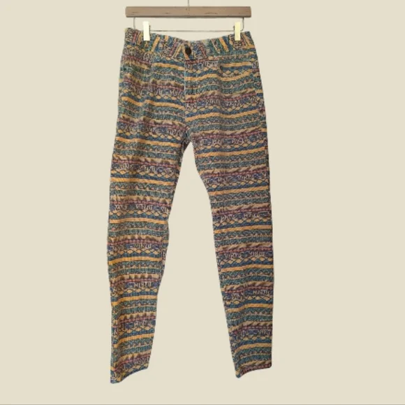Multicolor Patterned Jeans - Picture 1 of 10